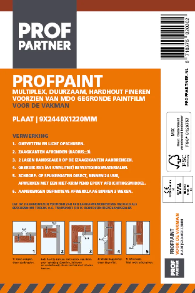 ProfPartner ProfPaint wit/grijs