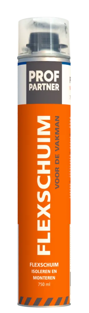 ProfPartner flexschuim - bus 750 ml wit