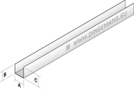 Metal Stud U 27/50 plafondprofiel - 4000 mm