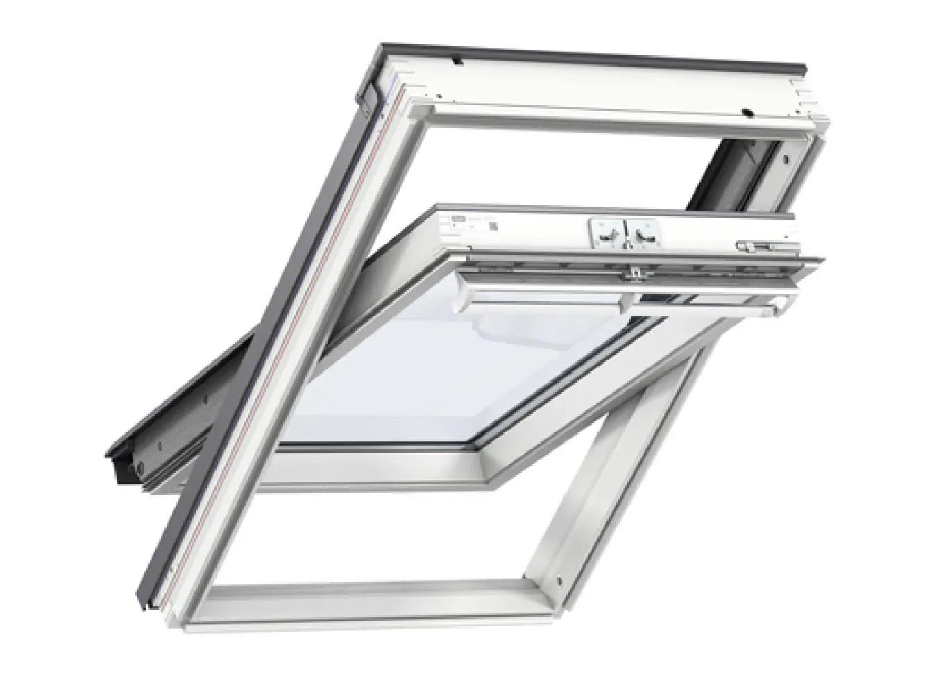 Velux Tuimelvenst wit gelakt met Veiligheidsglas