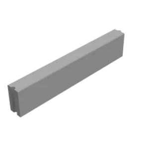 MBI Opsluitband grijs - 10x20x100 cm