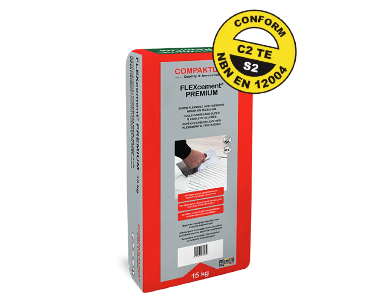 Compaktuna FLEXcement PREMIUM Flexibele lichtgewicht tegellijm wit