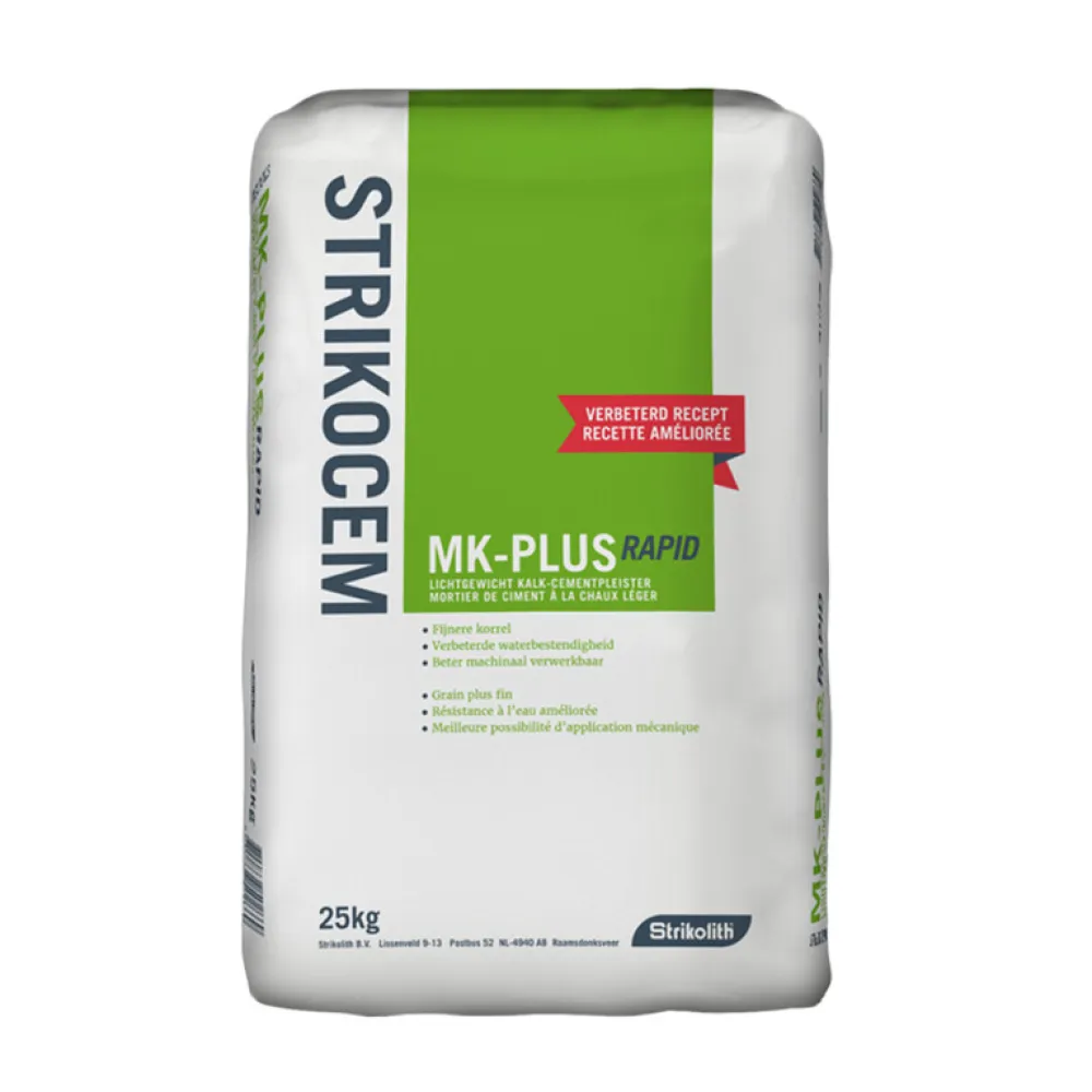 Strikocem MK-Plus Rapid lichtgewicht kalk-cementpleister