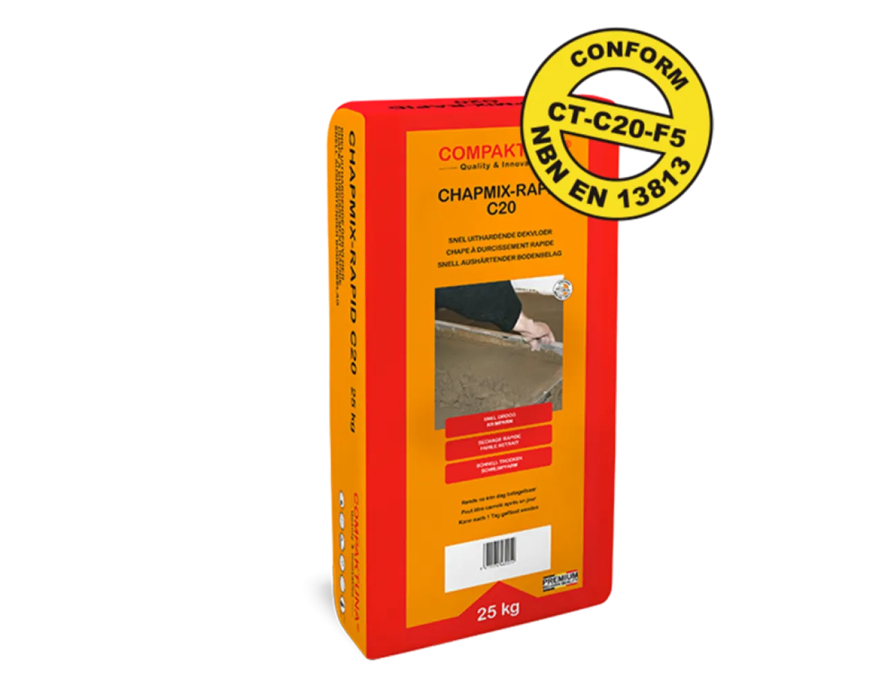 Compaktuna Chapmix Rapid C20 snel uithardende dekvloer