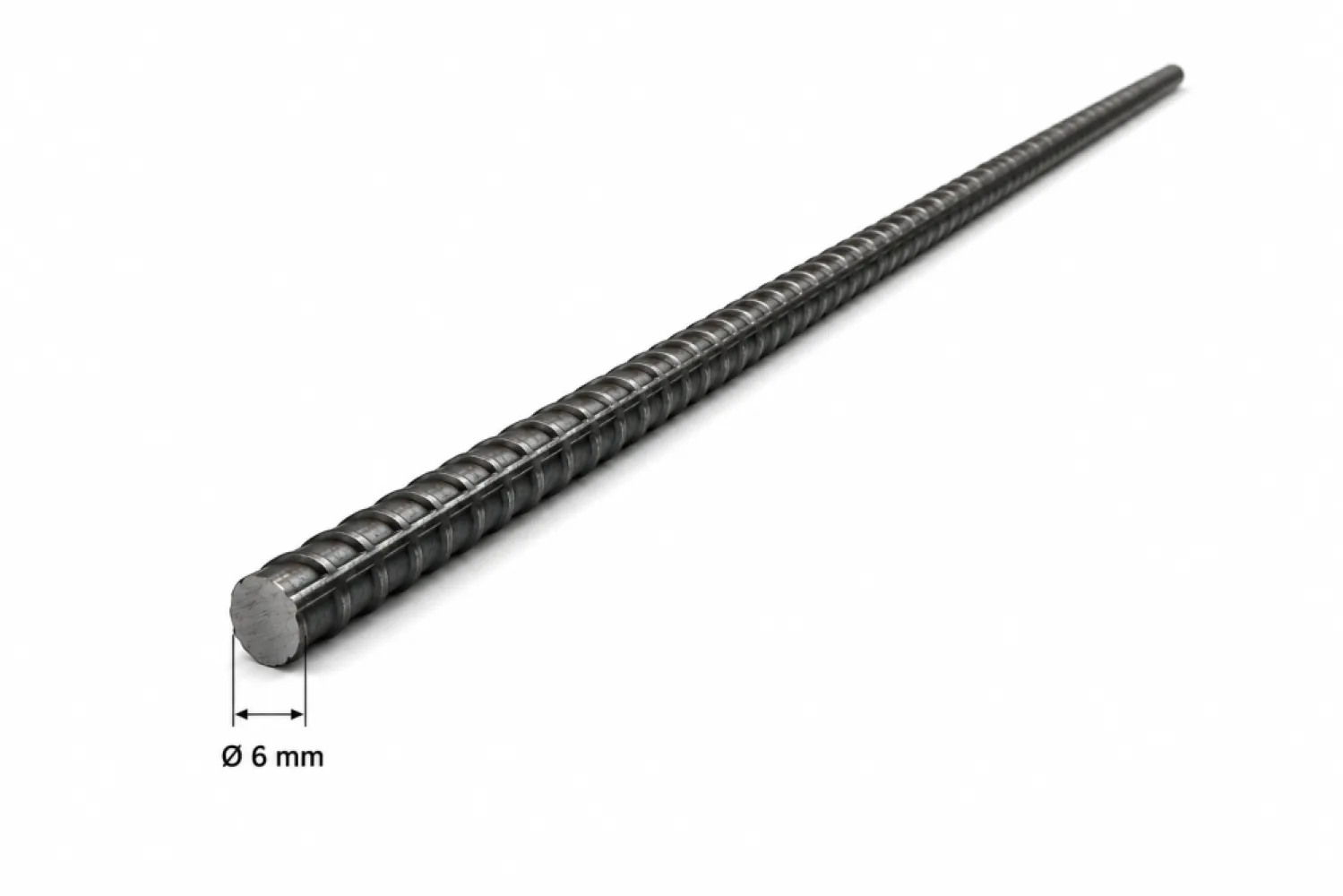 Geribd betonstaal 6 meter