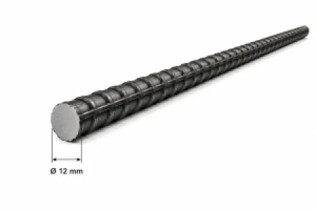 Geribd betonstaal Ø 12 mm - 6 meter