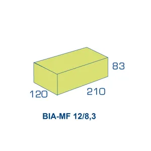 BIA Beton Grindbetonsteen (klinker) - 210x120x83 mm