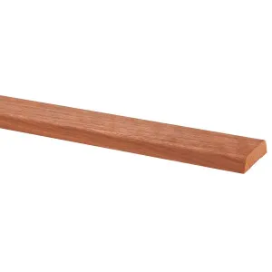 Koplat schuin hardhout 12x45 mm 2700 mm
