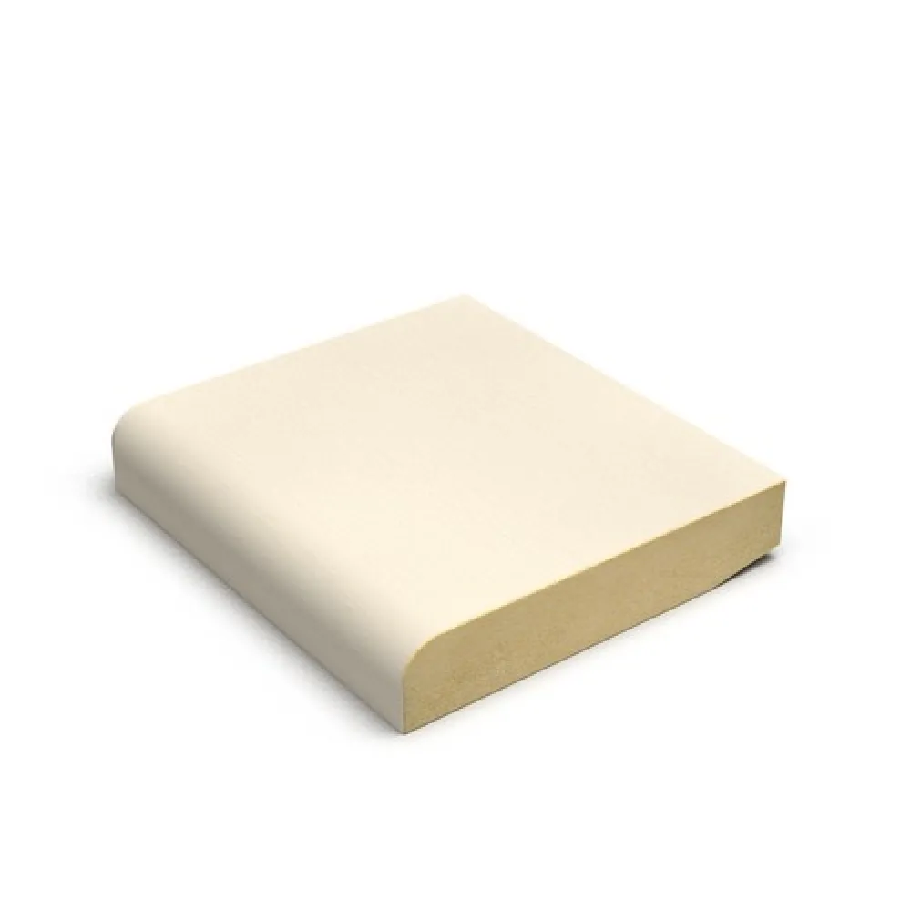 Greenline MDF plint - Wit gelakt Vochtwerend - 4880 mm