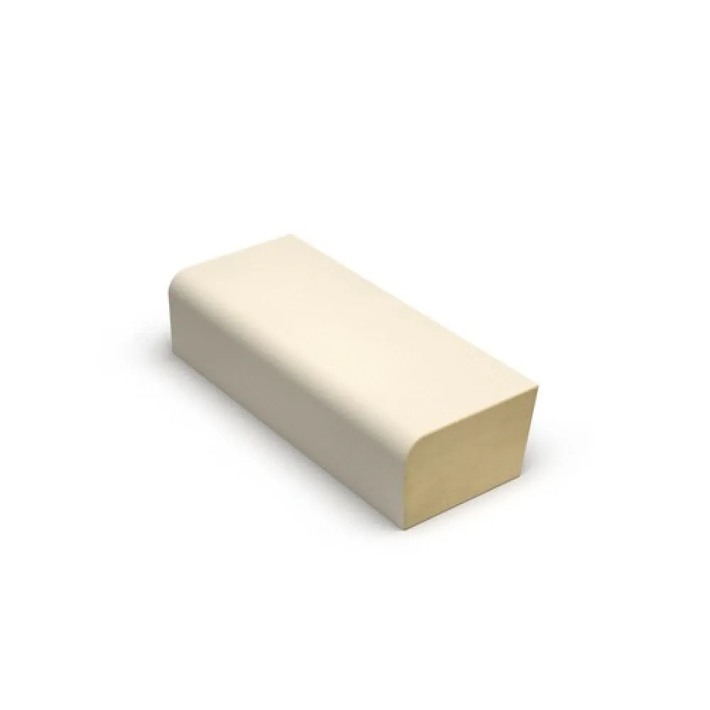 Greenline MDF koplat recht E -Wit gelakt Vochtwerend - 4880 mm 