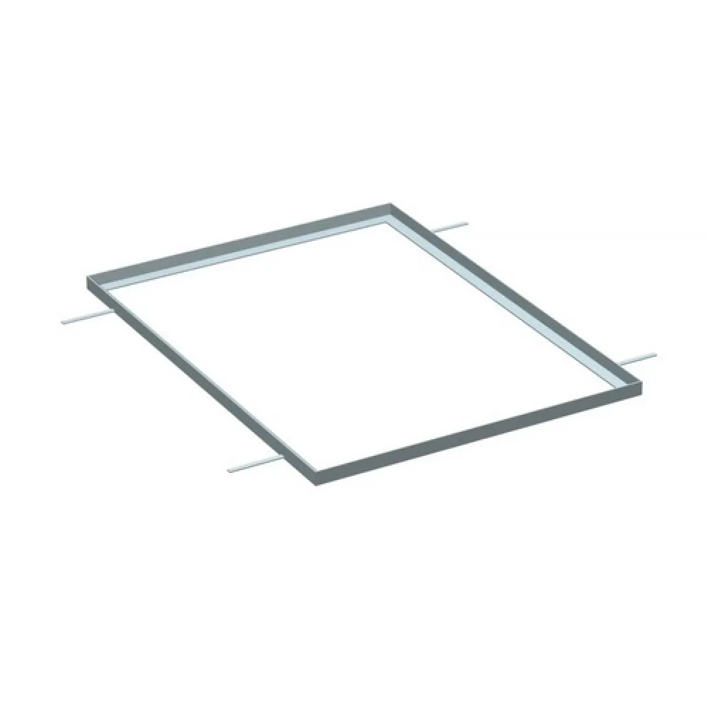 Matomranding verzinkt hoekstaal met ankers (25x25x2 mm)