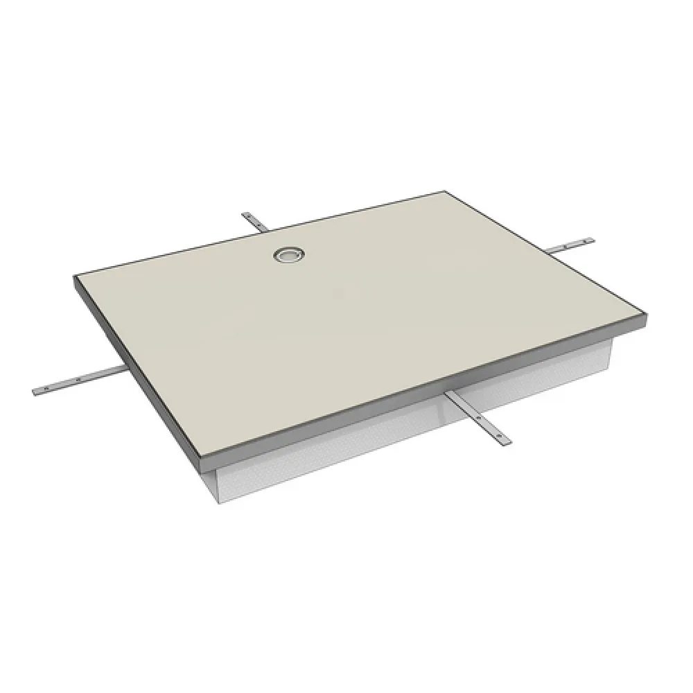 Matomranding verzinkt hoekstaal met ankers (25x25x2 mm)