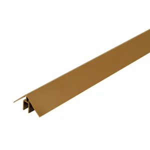 WEO alu Klikprofiel 50x50mm - L=300cm (Cedar RAL 1011)