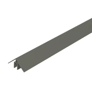 WEO alu Klikprofiel 50x50mm - L=300cm (Dark Grey RAL 7022)