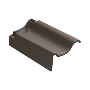 Monier De Nieuwe Hollander Plus bruin engobe gevelpan links
