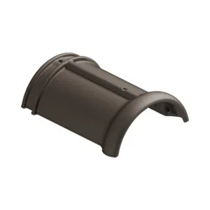 Monier Bruin engobe halfronde vorst type Plus