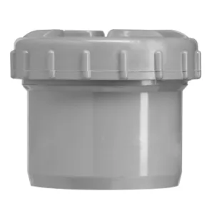 Eindstop met schroefdeksel PVC Buis