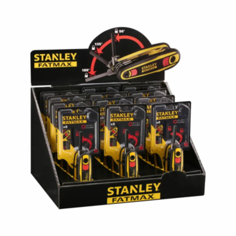 Stanley FatMax inbussleutelset 8-delig (mm)