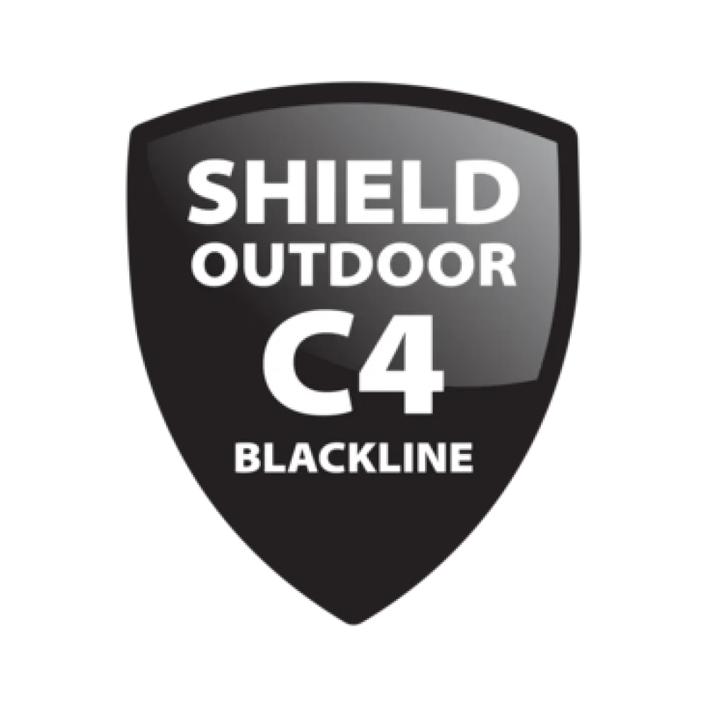 Woodies Ultimate Shield Outdoor Blackline Platverzonken Schroef 5,0 x 80/50 mm Torx Zwart