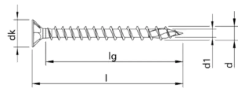 Heco Topix Plus Houtschroef 3,5 x 40 mm Torx