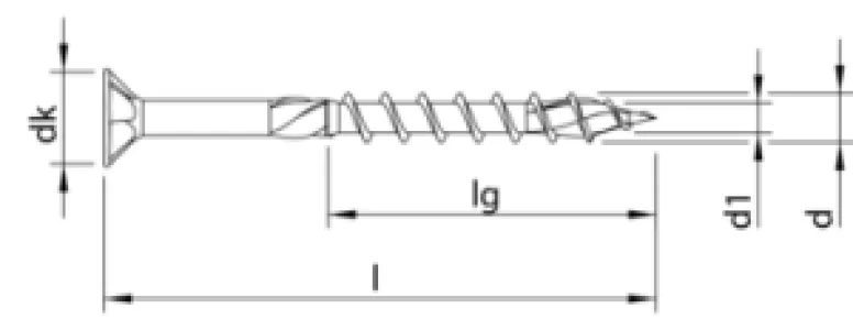 Heco Topix Plus Houtschroef 6,0 x 80 mm Pozi