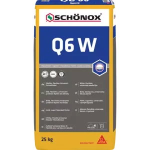 SCHÖNOX Q6 W Flexibele stofarme universele poedertegellijm