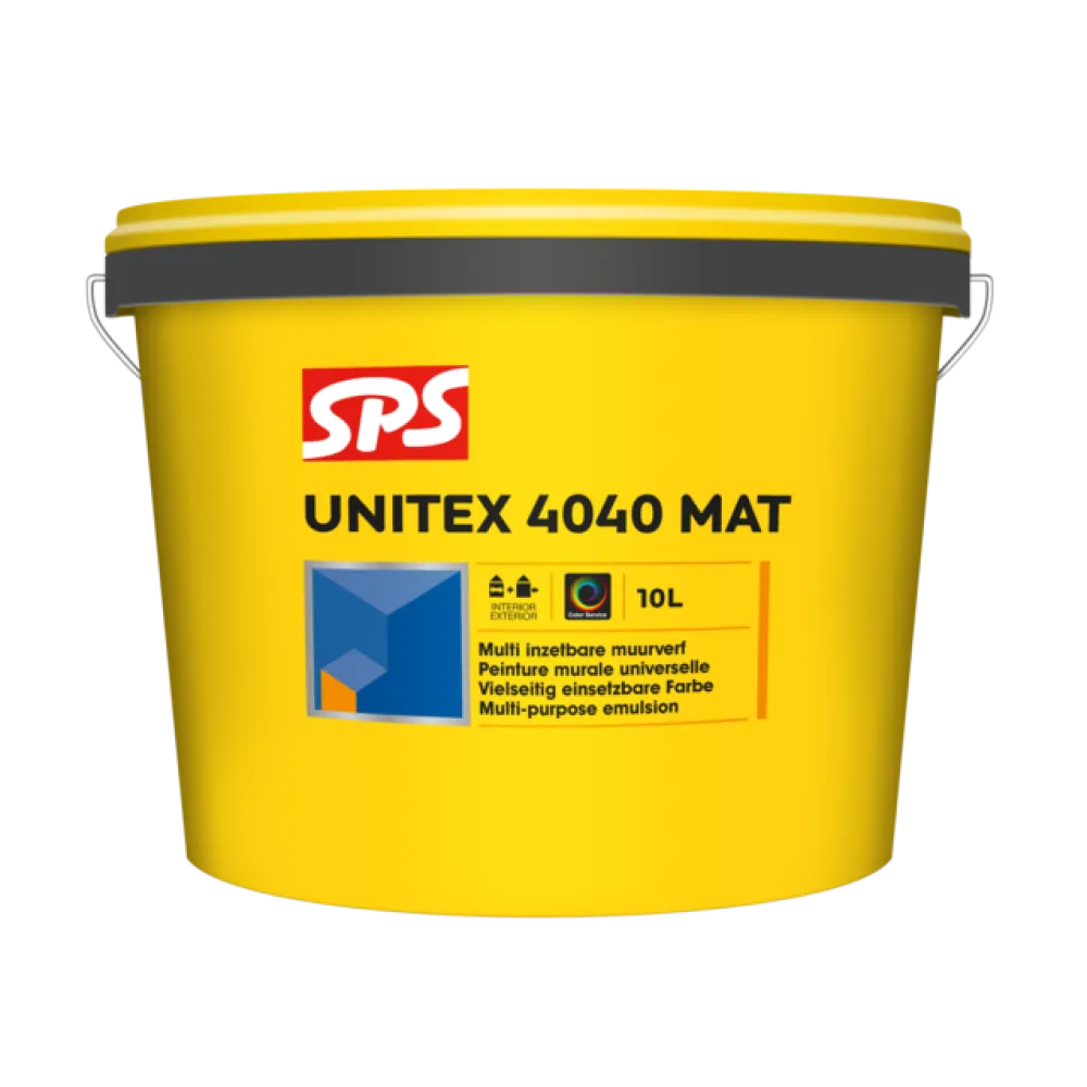 SPS Unitex 4040 mat wit basis P binnen/buiten
