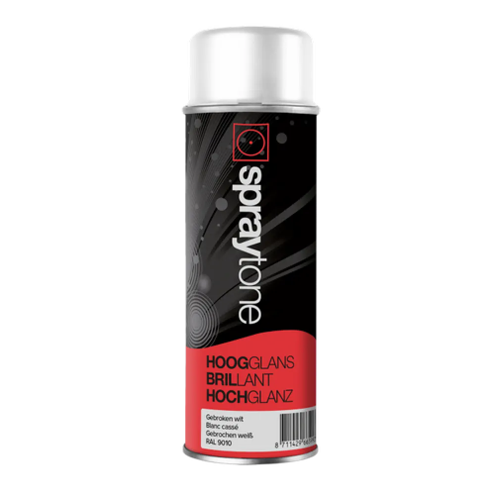 Spraytone Hoogglans rood binnen/buiten - spuitbus 400 ml