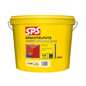 SPS Spachtelputz BB - binnen/buiten Emmer 15 KG (1,2 mm)