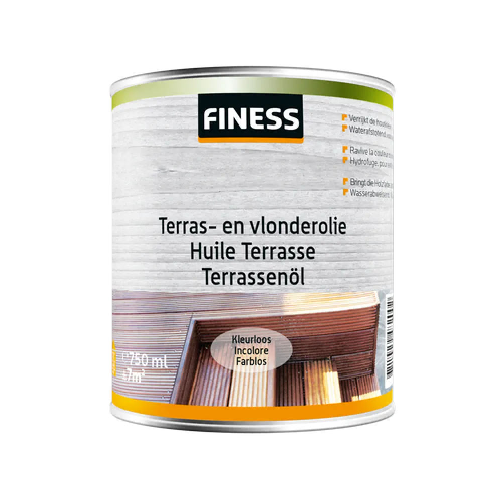 Finess Terras- en Vlonderolie kleurl. bu