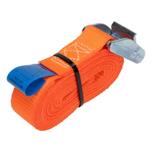 Konvox spanband 25 mm klemgesp HD, 3 m, 350 daN, oranje