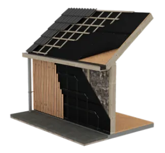 Polytex Fassade Eco Damp-open UV folie - 1,5 x 25 m¹ (Gevel en Dak)