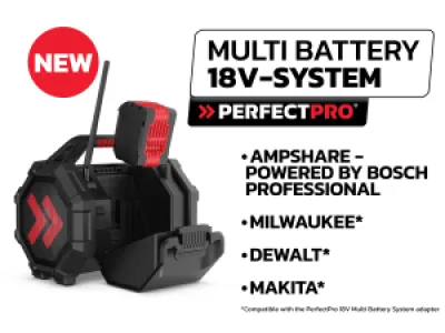 PerfectPro ROCKTAGON Bouwradio DAB+ / FM / Bluetooth - IP65