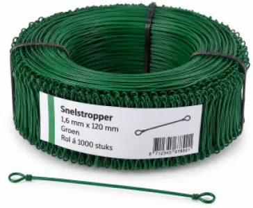 Snelstropper 1,6mm x 120mm - Groen (rol a 1000st)