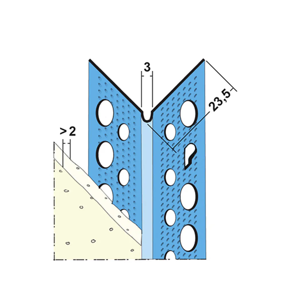 Slimgrip SG1030 Hoekbeschermer Alu-zink