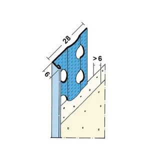 Slimgrip SG1216 Stucstopprofiel Alu-zink