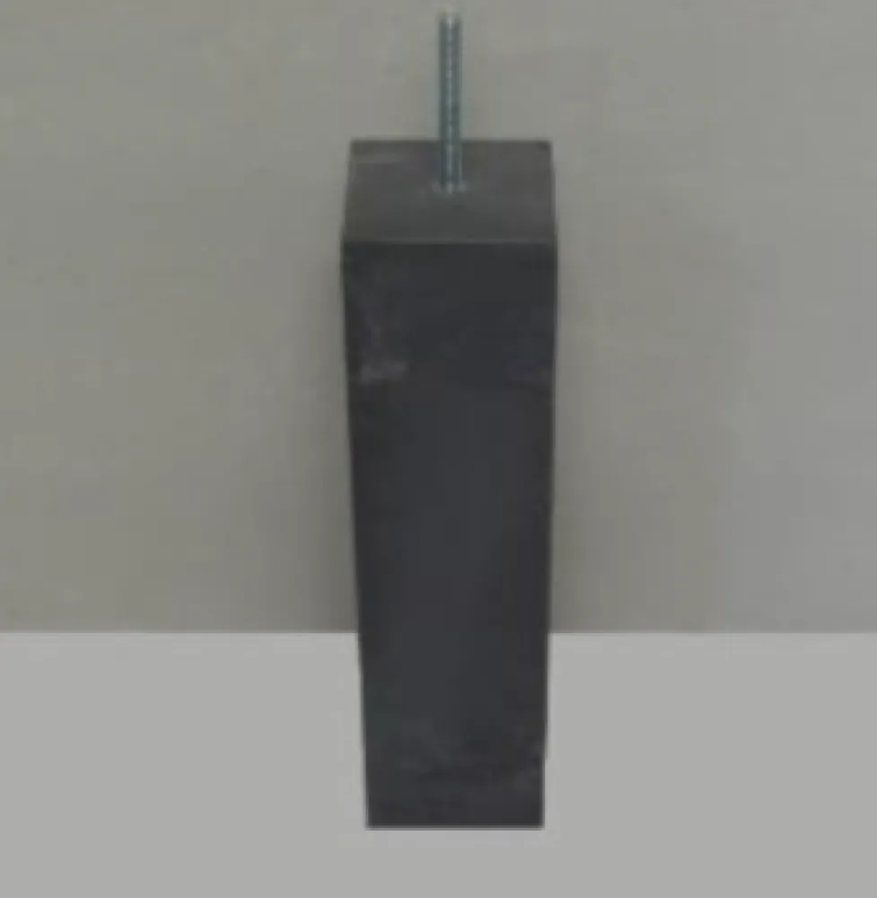 betonpoer 58 cm Antraciet incl. Stelplaat met moer (BET-02)