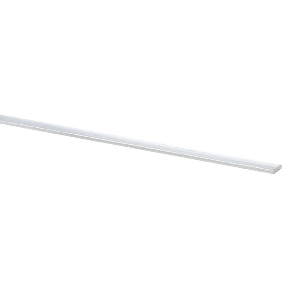 Afdekprofiel aluminium 2x10 mm L= 2000 mm