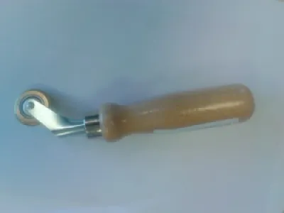 RubberCover aandrukrol messing 6x28 mm