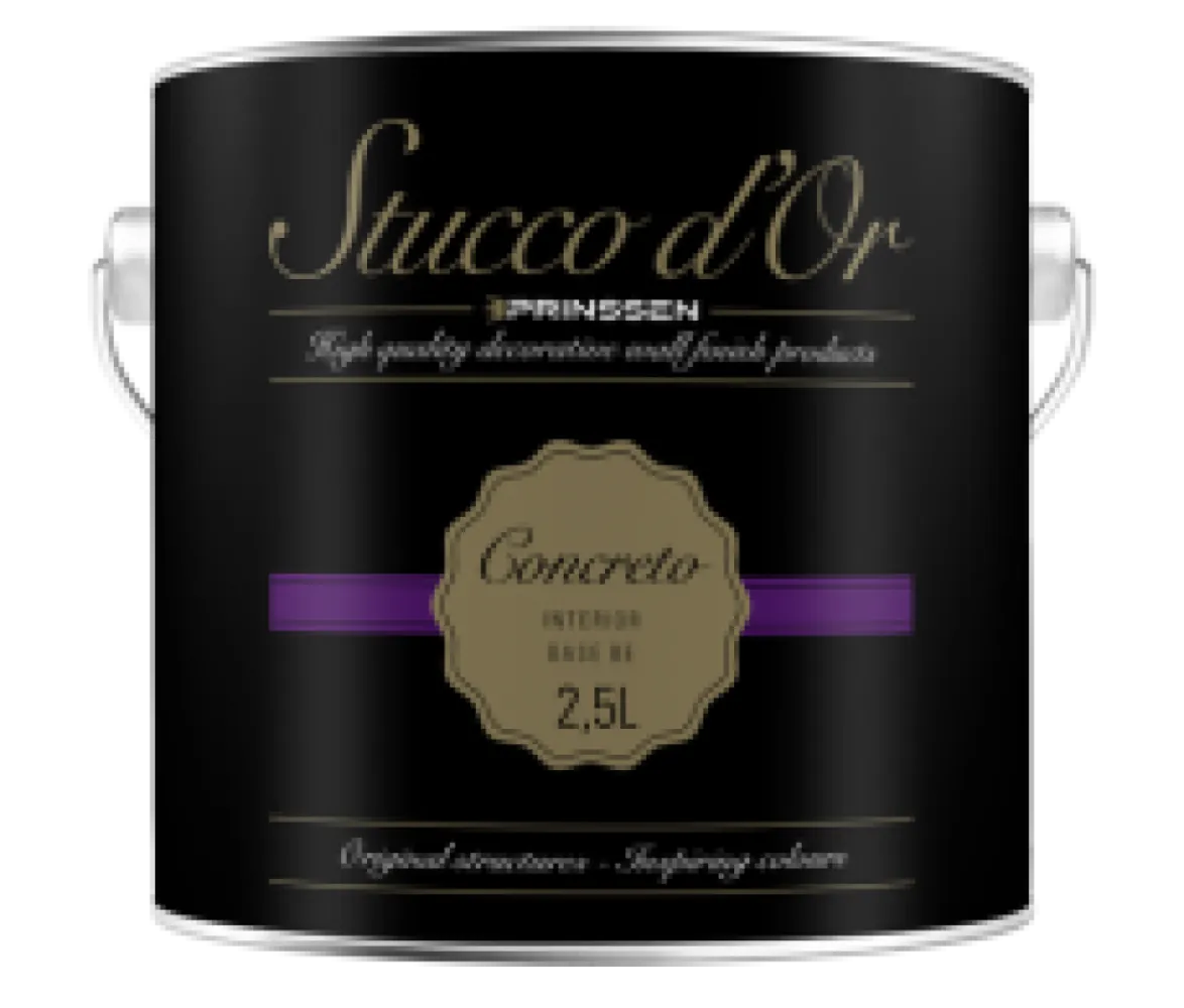 Prinssen Stucco d´Or - Concreto BE |  bi - blik 2,5 ltr