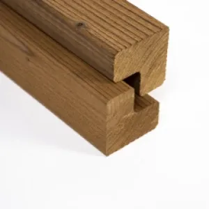 ModiWood Bi/Bu Hoek Geborsteld 4200x42x42 mm