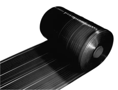 Kilgoot 46 cm breedte soft PVC zw - rol 10 m1