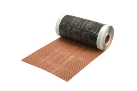 Ubbink Airtec alu nok- en hoekkeper rood - B = 330 mm - rol 5 m1