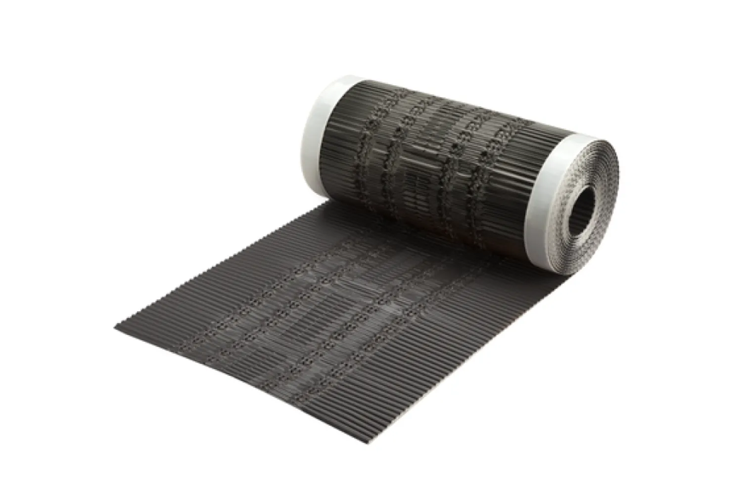 Ubbink Airtec alu nok- en hoekkeper - zwart - B = 300 mm - rol 5 m1