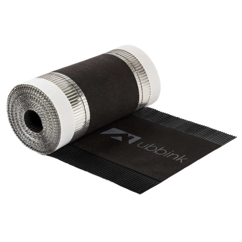 Airtec Plus Nok- en hoekkeper ALU 330mm x 6,5m - zwart