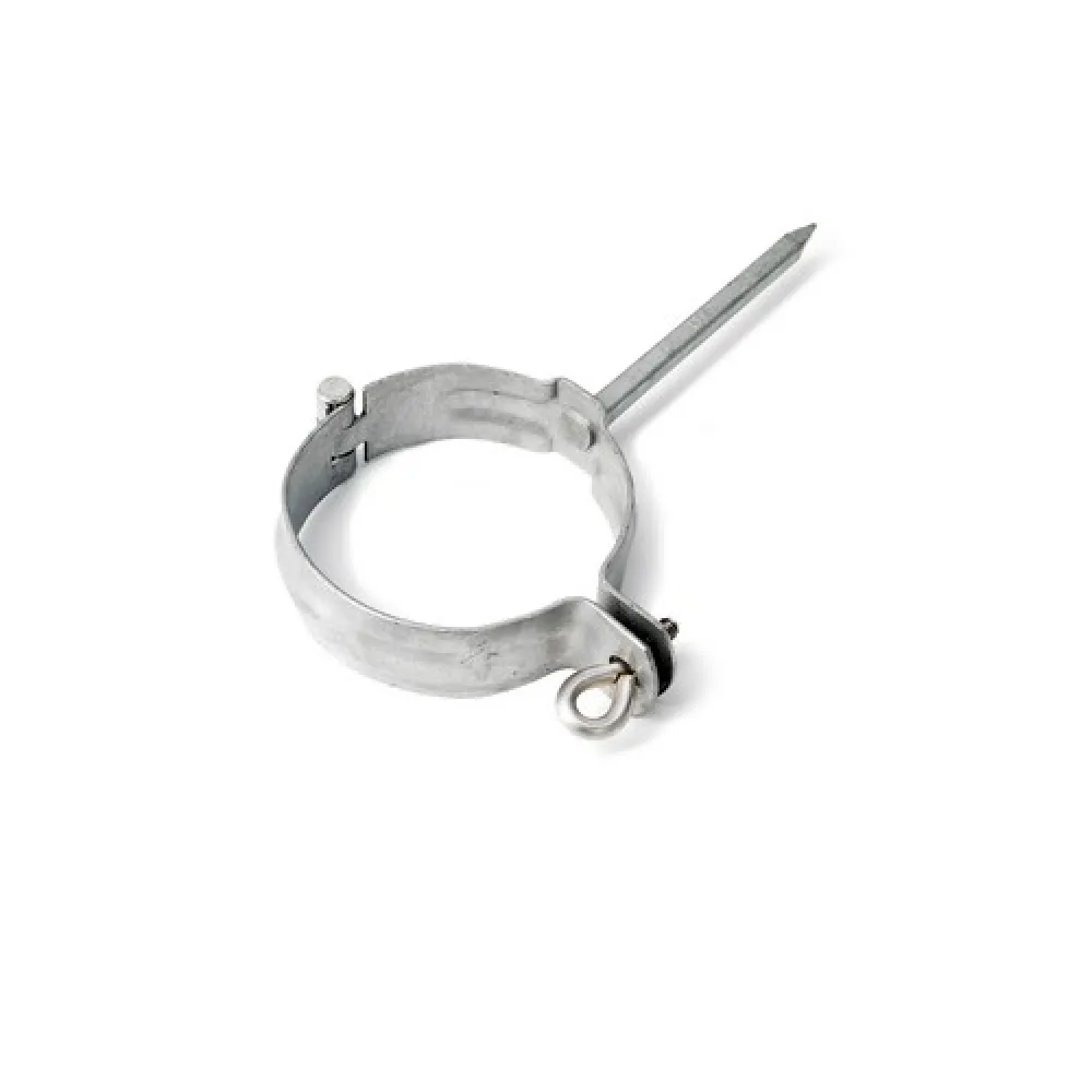 RHEINZINK scharnierpijpbeugel 80 mm gegalvaniseerd