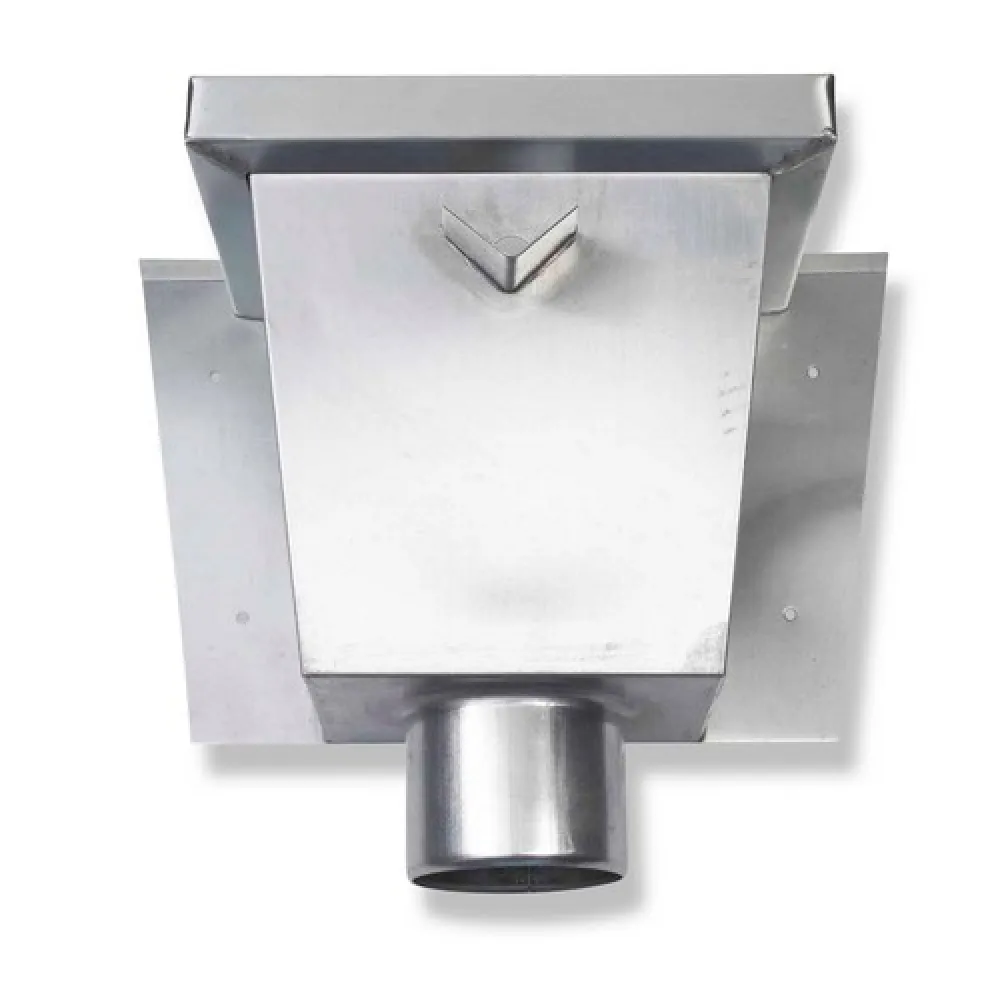 RHEINZINK vergaarbak vierkant 80 mm 270x300x180 mm