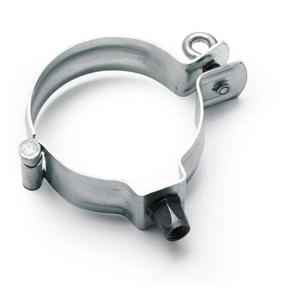 RHEINZINK scharnierpijpbeugel 80 mm met moer M10