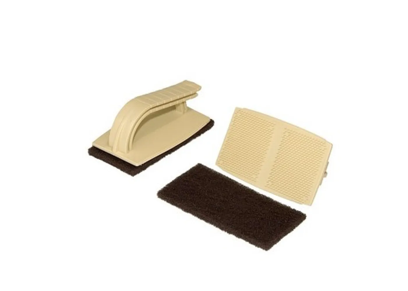 RubberCover QuickScrubber met padhouder wit