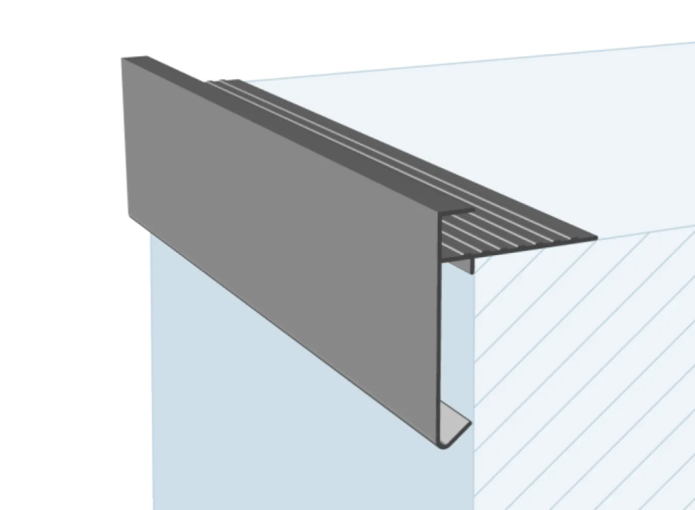 Roval aluminium daktrim 2500 mm